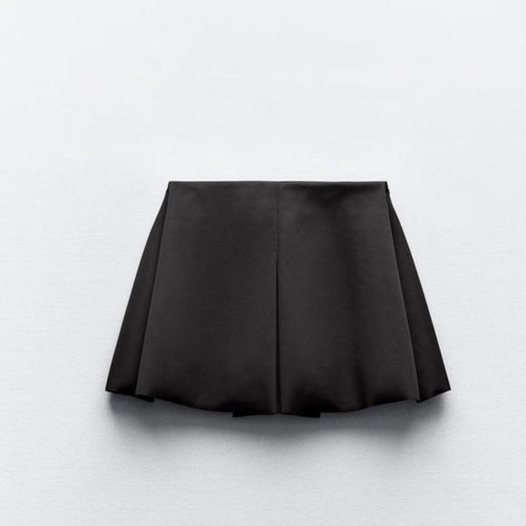 NWOT ZARA  Black Mini Skirt - Picture 5 of 12